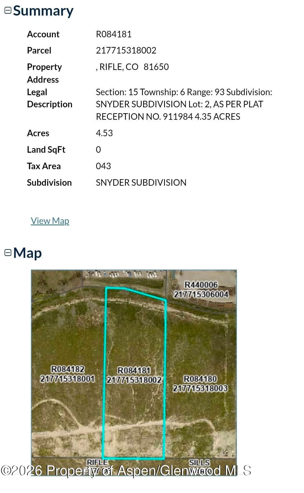 Tbd Snyder Subdivision, Rifle, CO 81650 - Photo 1
